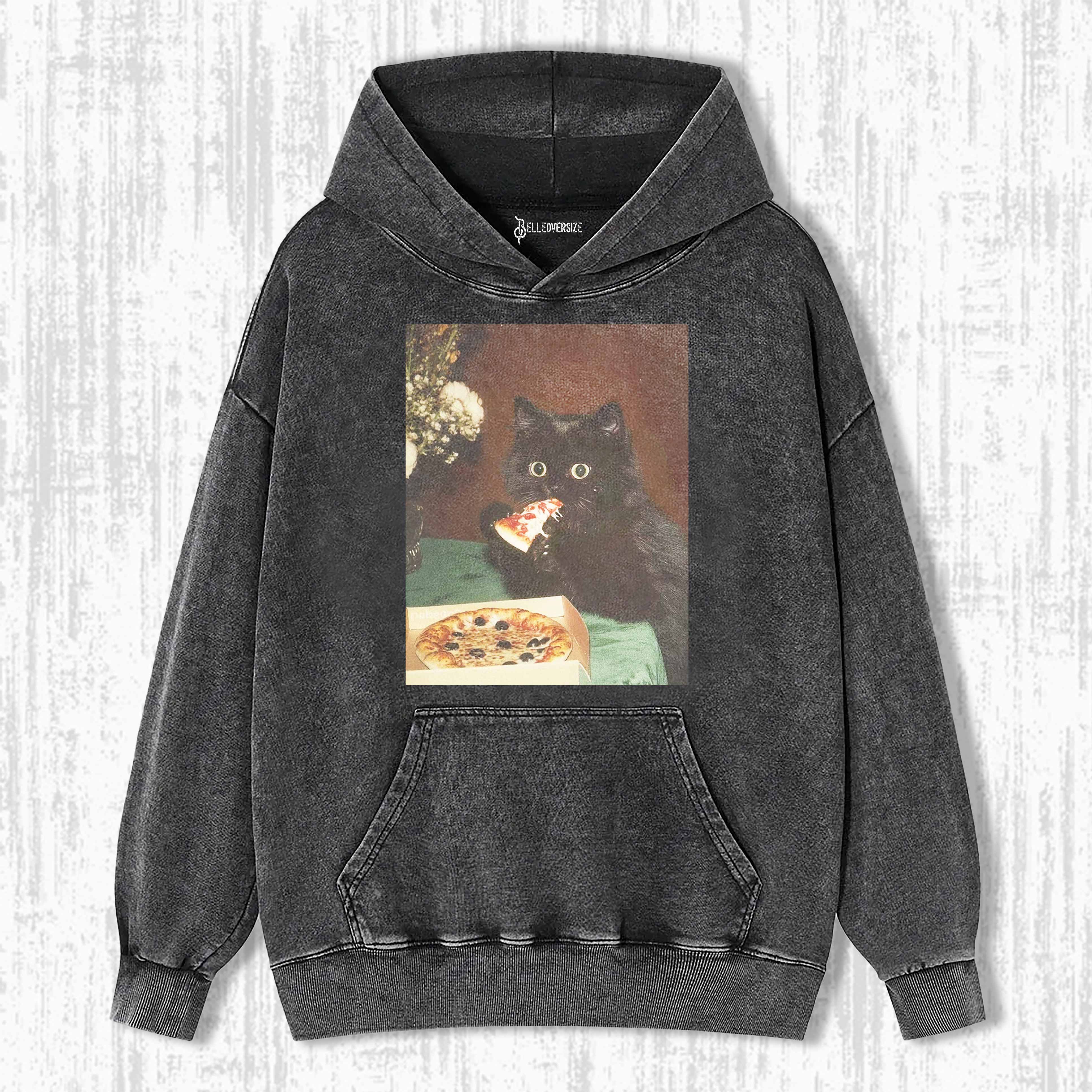 WACKY CAT  HOODIE
